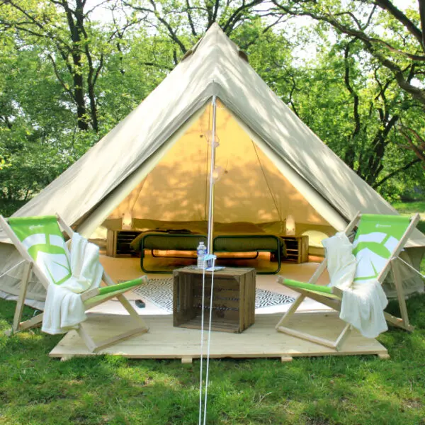 VRPS Nimbus bell tent aangekleed