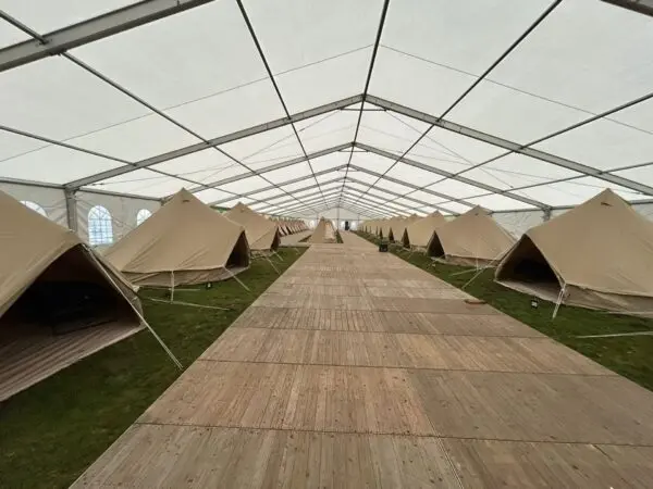 VRPS Nimbustenten in tent
